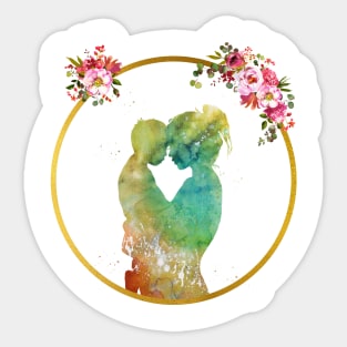 Mother and son Sticker